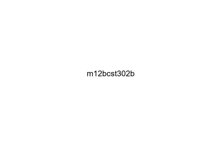 m12bcst302b