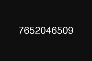 7652046509