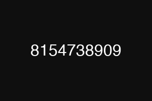 8154738909